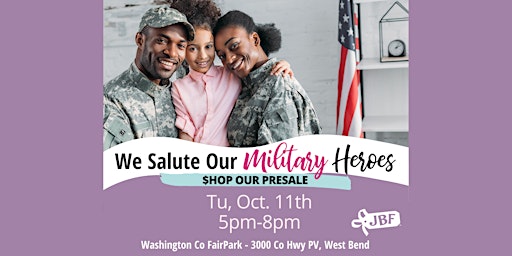 Military Families - Early Access Shopping!