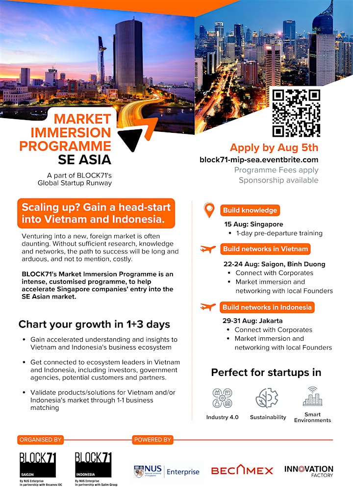 Market Immersion Programme: SE Asia image