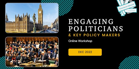 Engaging Politicians & Policy Makers with Your Charity