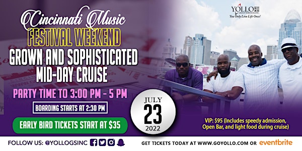 Grown and Sophisticated "All White" Cruise 2022 Cincinnati Music Festival