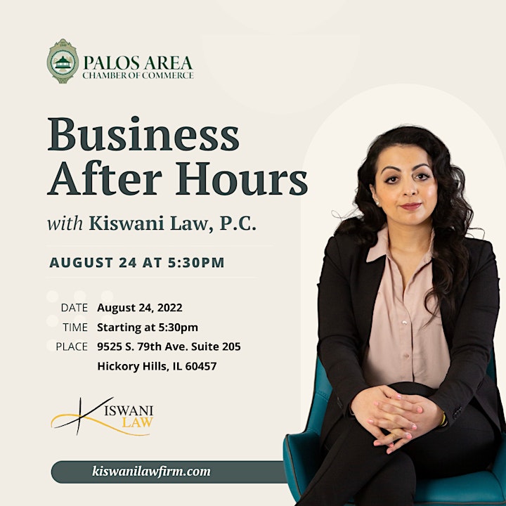 Divorce & Family Law Discussions at Business After Hours with Kiswani Law image