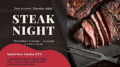 SBG Steak Night