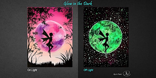Sip and Paint (Glow in the Dark): Pink Fairy (8pm Sat)