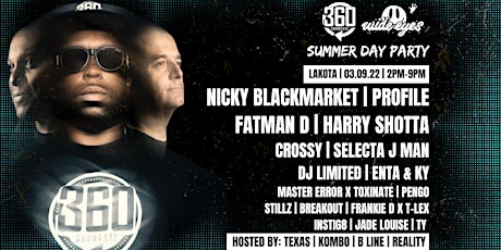 Wide Eyes x 360 DnB Summer Closing Party: Nicky Blackmarket, Profile + more