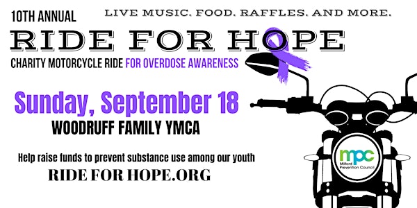 Ride For Hope 2022: A Motorcycle Ride for Overdose Awareness