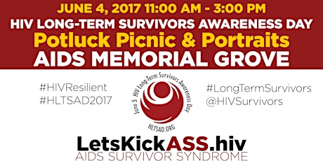 Potluck Picnic & Portraits To Celebrate HIV Long-Term Survivors Day National AIDS Memorial Grove primary image