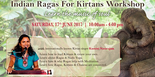 Indian Ragas for Kirtans Workshop