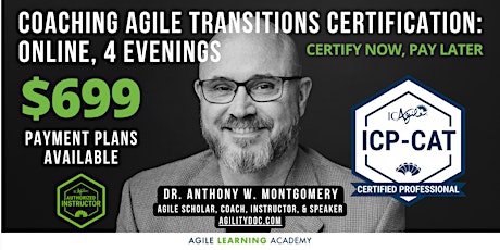 ICAgile Coaching Successful Agile Transitions (ICP-CAT) | Online | Aug 2022