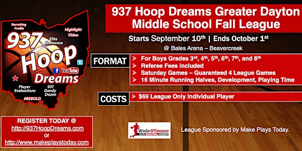 937 Hoop Dreams - Fall Boys Middle School League 2022