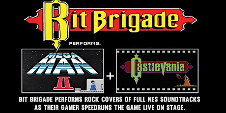 Bit Brigade performs “Mega Man II” + “Castlevania”  with  Mr. Pacman