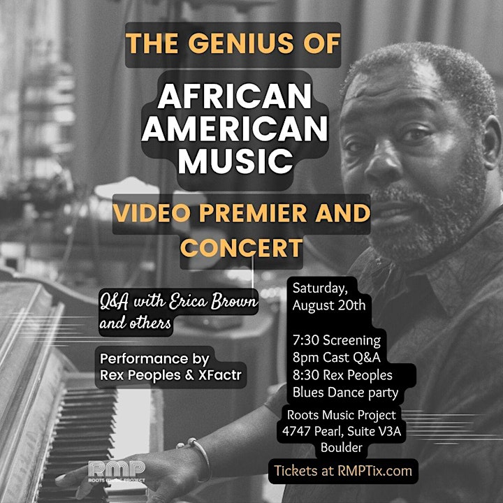 The Genius of African American Music Video Premier, Q&A and Concert image