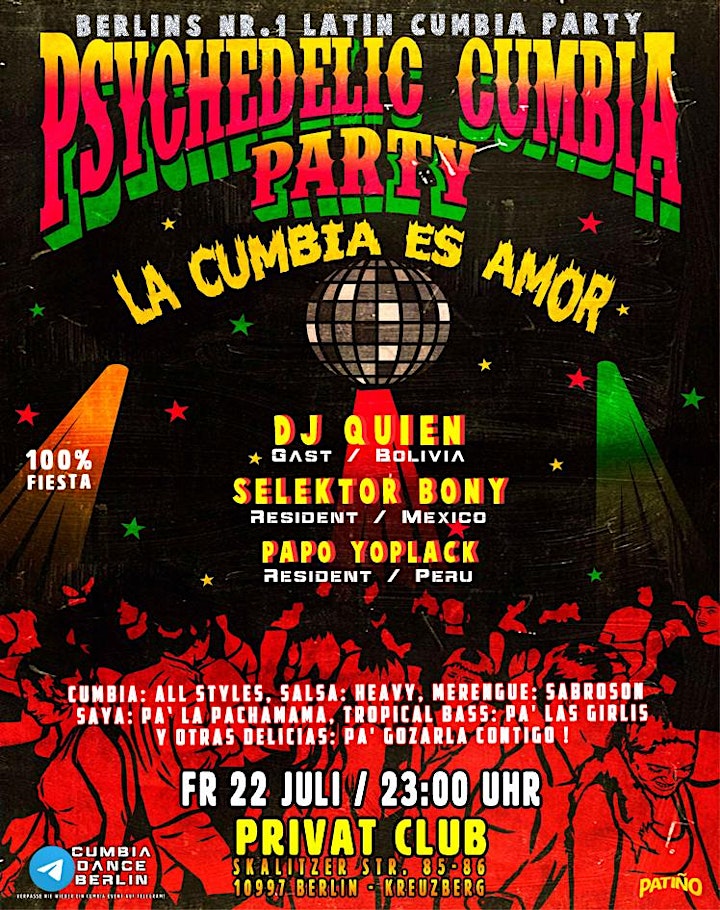 Psychedelic Cumbia Party -La Cumbia es Amor - Summer Special: Bild 