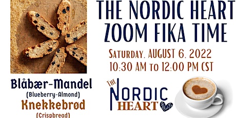 The Nordic Heart Fika Time: Blåbær-Mandel  (Blueberry-Almond)  Knekkebrød primary image