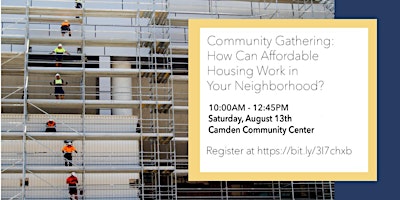 Community Gathering: How Can Affordable Housing Work in Your Neighborhood?