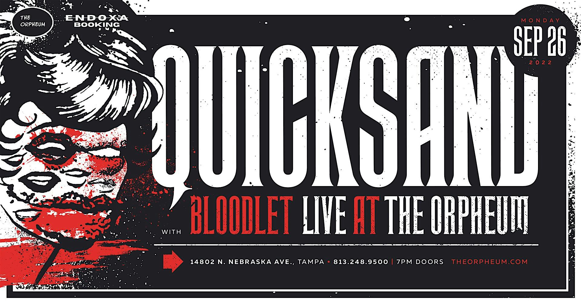 Quicksand & Bloodlet in Tampa at the Orpheum