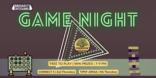 Connect 4 & Tipsy Jenga Game Nights