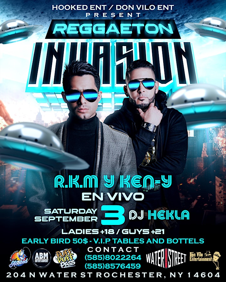 Reggaeton Invasion w/ R.K.M Y KEN-Y image