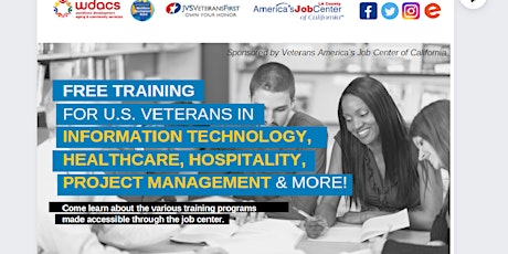 Free Vocational Training for Veterans  2022 - Virtual Informational