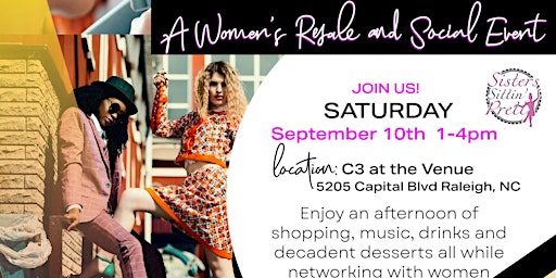 Women's Resale Fashion and Social Event