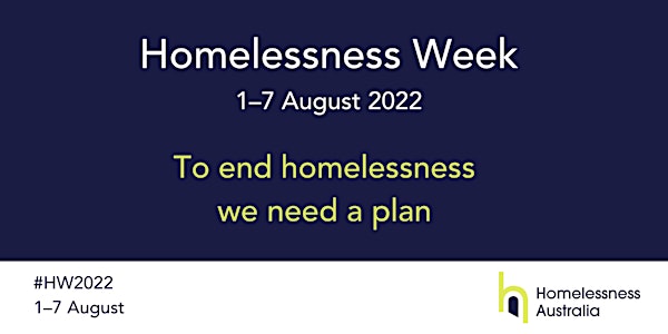 Homelessness Week Launch