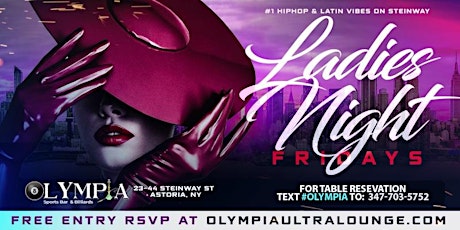FRIDAYS  AT OLYMPIA LOUNGE