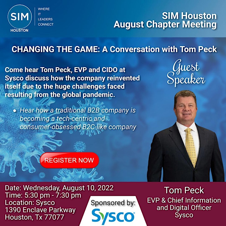 SIM Houston Chapter Meeting - August 2022 image