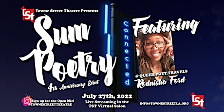 Imagem principal do evento Towne Street Theatre Presents SUM POETRY: CONNECTED