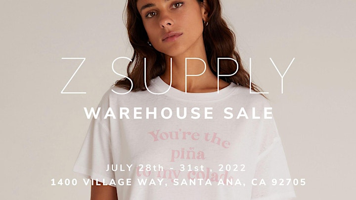Z SUPPLY Warehouse Sale - Santa Ana, CA image