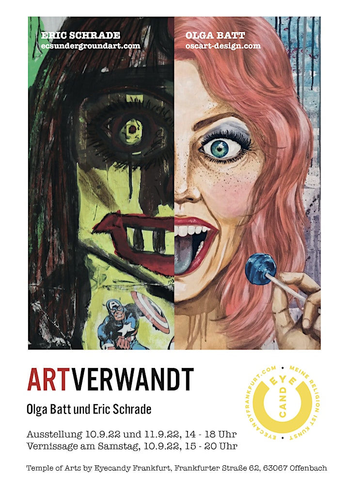 Ausstellung "ARTVERWANDT" mit Olga Batt und Eric Schrade: Bild 