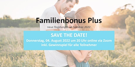 Hauptbild für Webinar - Familienbonus Plus