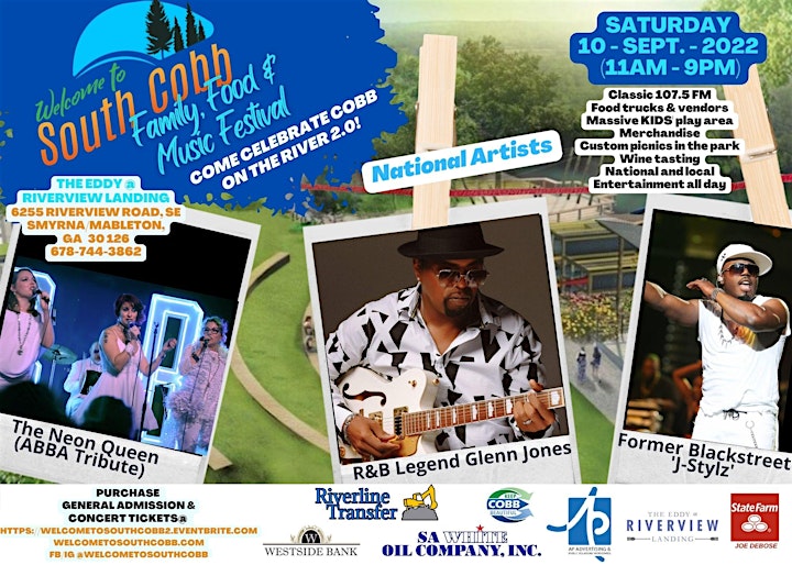 Welcome to South Cobb Fest. w/National R&B Artists Glenn Jones and  J-Stylz image