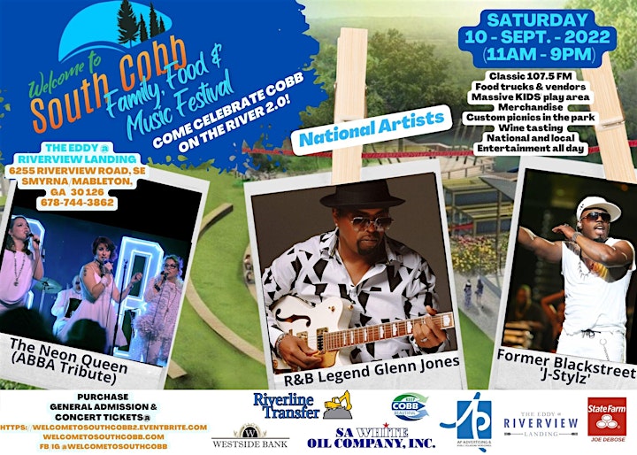 Welcome to South Cobb Fest. w/National R&B Artists Glenn Jones and J-Stylz image