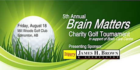 5th Annual Brain Matters Charity Golf Tournament primary image