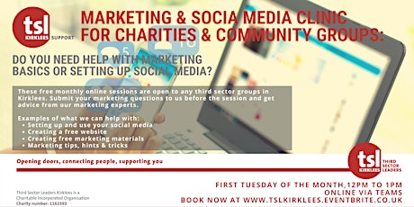 TSL Kirklees Marketing & Social Media Clinic