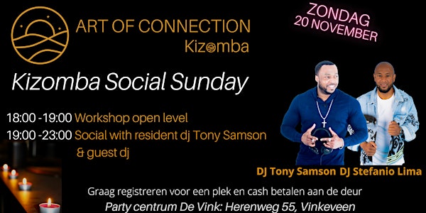 Kizomba Social Sunday Dj Tony Samson X Dj Stefanio Lima