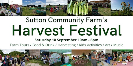 Harvest Festival: Saturday 10 September