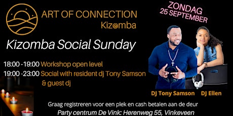 Kizomba Social Sunday Dj Tony Samson X Dj Ellen