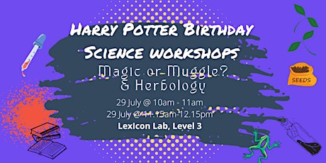 Harry Potter Birthday Science Workshop: Herbology