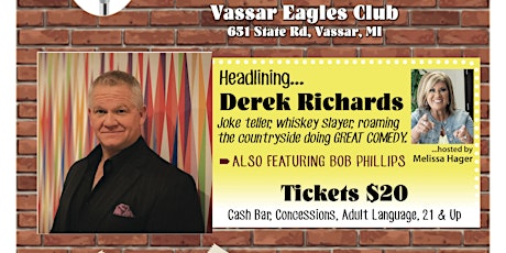 Comedy Show - Vassar Eagles - Derek Richards