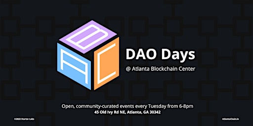 DAO Days: Weekly Community-Curated Crypto Events at ABC