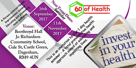 The 6D of Health Seminar primary image