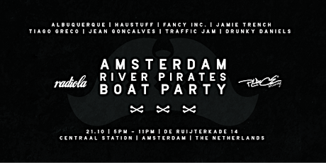 Imagem principal do evento Amsterdam River Pirates | Boat Party by Radiola & Place Lounge