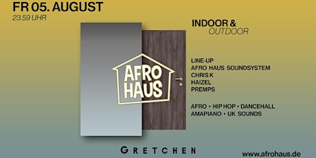AFRO HAUS at Gretchen - AFRO - HipHop & Dancehall