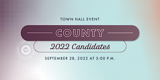 Arts AVL Town Hall - County Candidates