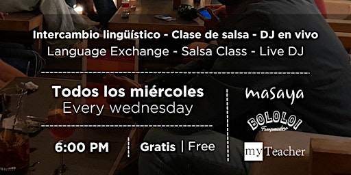 Imagen principal de Hablame Bailando / Language Exchange - Salsa Class