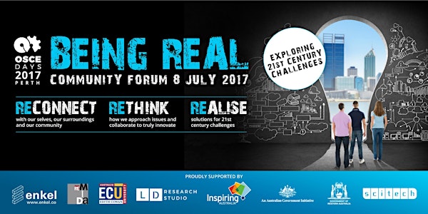 BEING REAL Community Forum - 8th July 2017