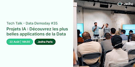 Data Demoday #35 - découvrez les applications de la Data | Jedha Paris