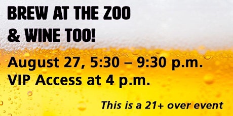 Volunteer at Brew at the Zoo for CTCT