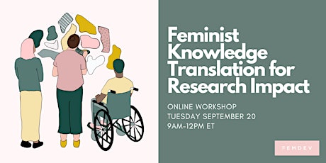 Workshop: Feminist Knowledge Translation for Research Impact