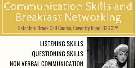 Communication Skills Workshop and Breakfast Networking  primary image